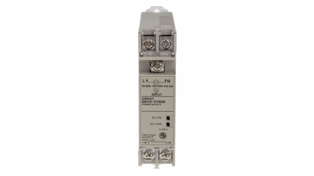 Omron スイッチング電源 S8VS-01505 5V dc 15 W 1 264V ac | RS