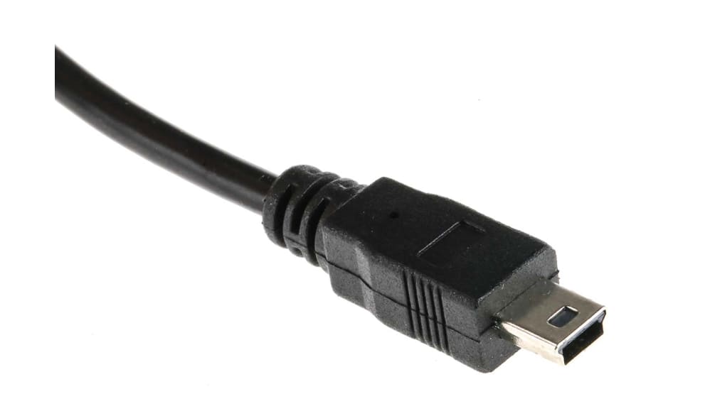 RS PRO USB-Kabel, USBA / Mini-USB B, 5m USB 2.0 Schwarz