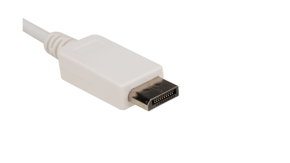 Cable DisplayPort blanco RS PRO con. B: HDMI hembra, long