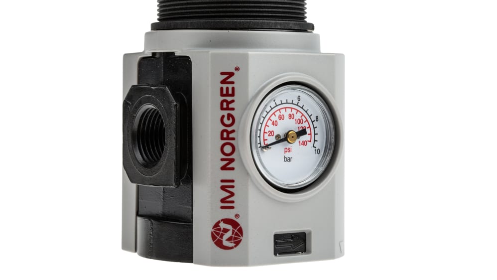 R84G-4GK-RMG | Norgren Type G Pneumatic Regulator -, G 1/2 0.3 bar