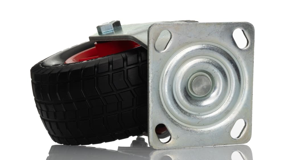 RS PRO Swivel Castor Wheel, 200kg Capacity, 200mm Wheel RS