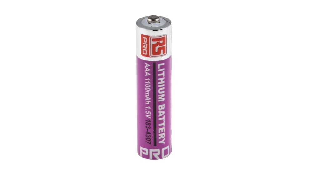 Batteria AAA RS PRO, 1.5V, 1.1Ah, Litio disolfuro di ferro