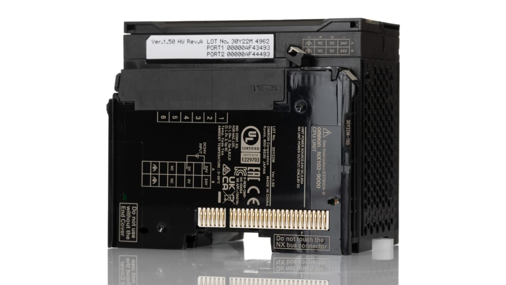 NX102-9000 | オムロン NX102 PLC (CPUユニット) 4 入力 RJ45 | RS NX102-9000 | オムロン NX102 PLC (CPUユニット) 4 入力 RJ45 | RS