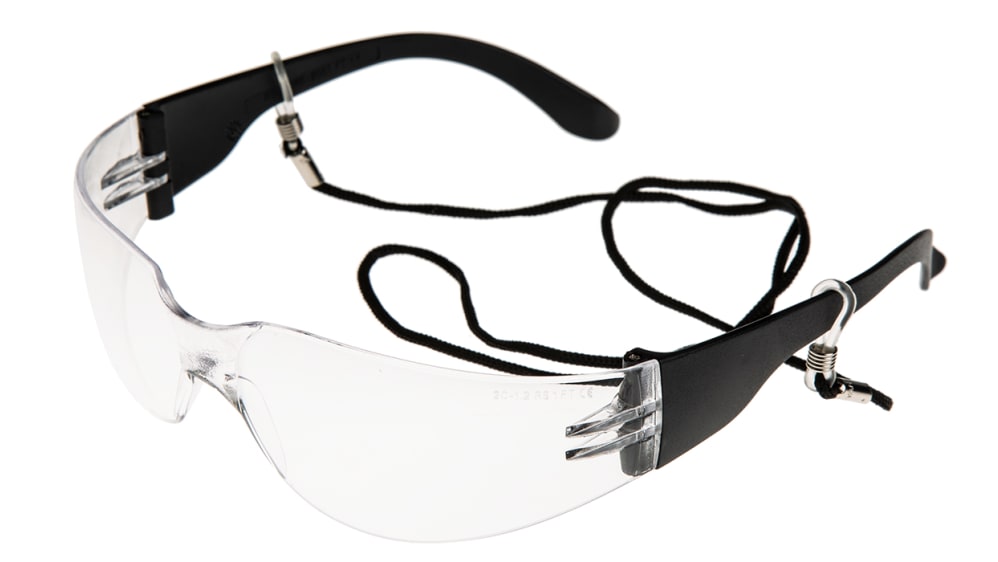 Lunettes de protection RS PRO Incolore Polycarbonate (PC), Résistant aux  rayures, protection UV 400