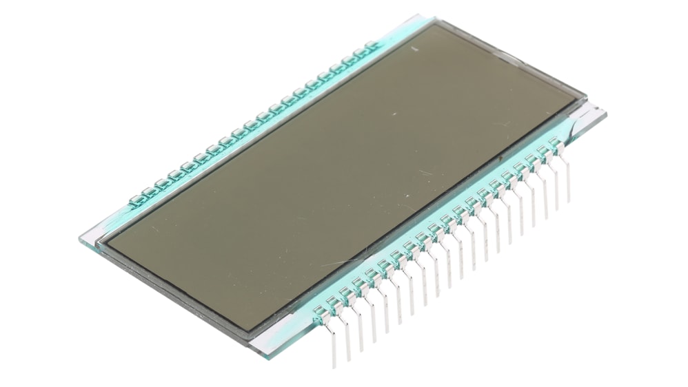 RS PRO 液晶モノクロディスプレイ 反射型 7セグメント 灰色, 1列