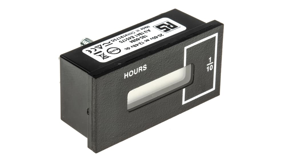701DR002N-1248D2060A | Curtis Hour Meter, 6 Digit LCD, 12 701DR002N-1248D2060A | Curtis Hour Meter, 6 Digit LCD, 12