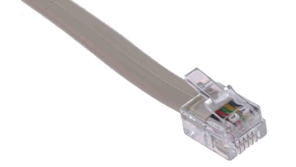 PRENDELUZ Prolunga Cavo Telefonico (RJ-45 Doppio Femmina 15 Cm