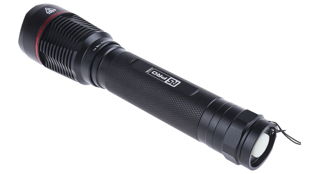 Lampe torche RS PRO LED Rechargeable, 6 000 lm, IP67