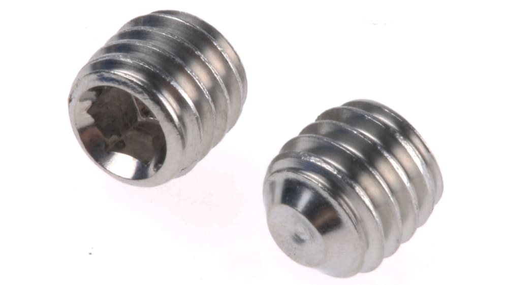 40 Pièces Vis M6x6mm à Tête Conique Hexagonale Interne - Inox 304 - Marque Uxcell - Neuf