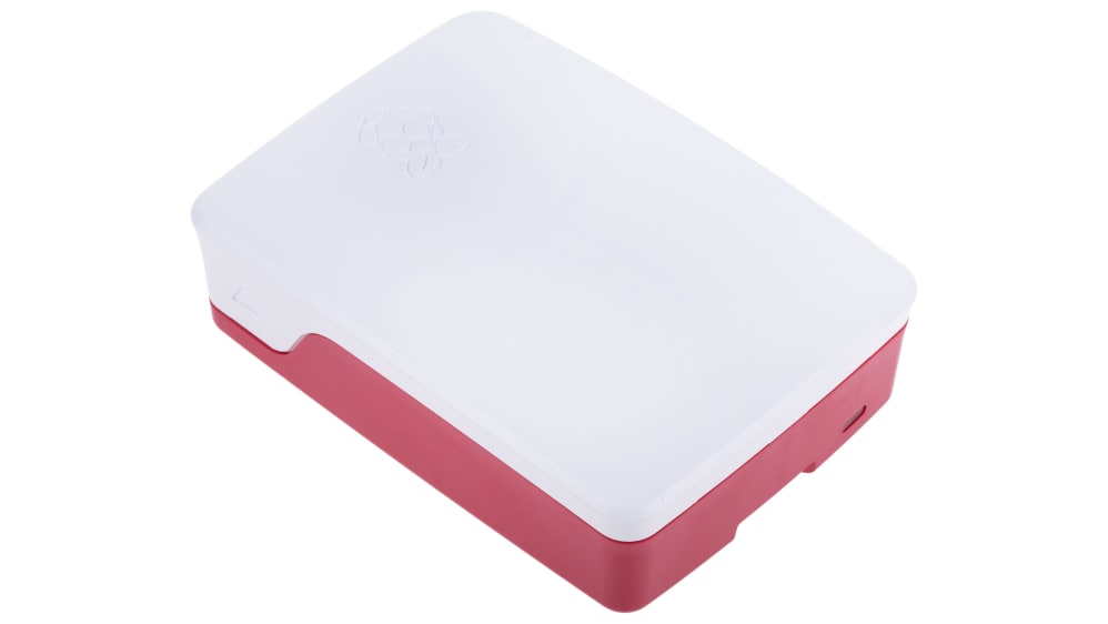 Boîtier pour carte de développement, Coffret officiel Raspberry Pi 3 modèle  A+ Plastique Rouge/Blanc