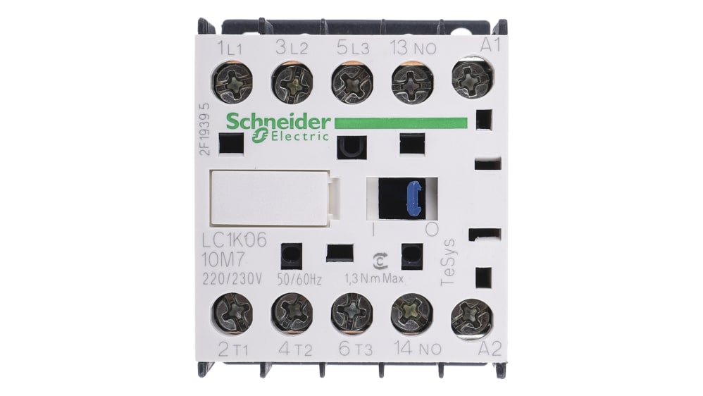 LC1K0610M7 | Schneider Electric TeSys K LC1K Contactor, 220 LC1K0610M7 | Schneider Electric TeSys K LC1K Contactor, 220