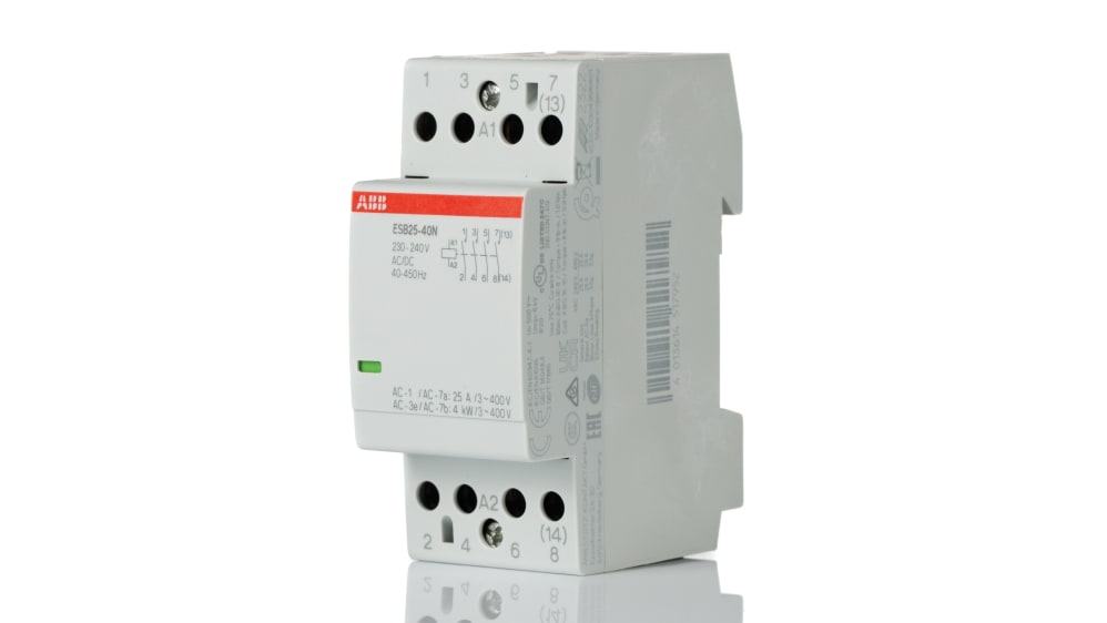 3 Pole Contactor 18 Amp 1 N/O 24 Vac Coil | TC1D1810B7
