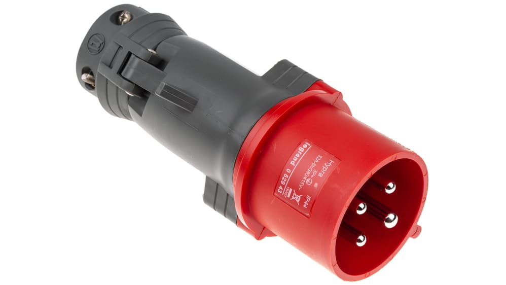 Prise Mobile Legrand Hypra IP44 32A 380V 4 Pôles 3P+N+T – Industriel 052984