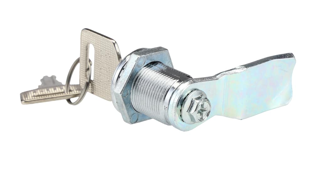 RS PRO 家具用鍵, キャビネット キーシリンダ キー クロム | RS