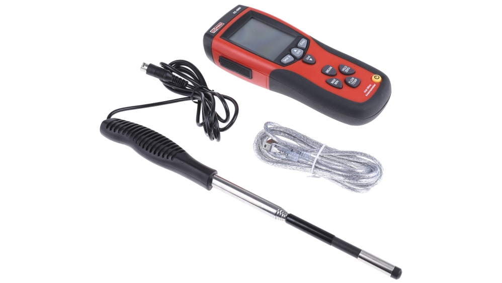 Anémomètre Numérique Extensible AP-826A avec Rétroéclairage LCD