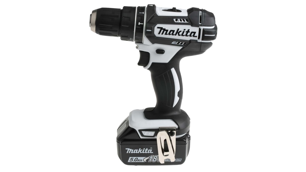 DHP482RTWJ Makita LXT Keyless 18V Cordless Drill Driver Li Ion Type G British 3 Pin RS