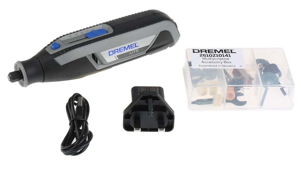 Dremel Lite 7760, 15 accessoires, outil multifonction sans fil