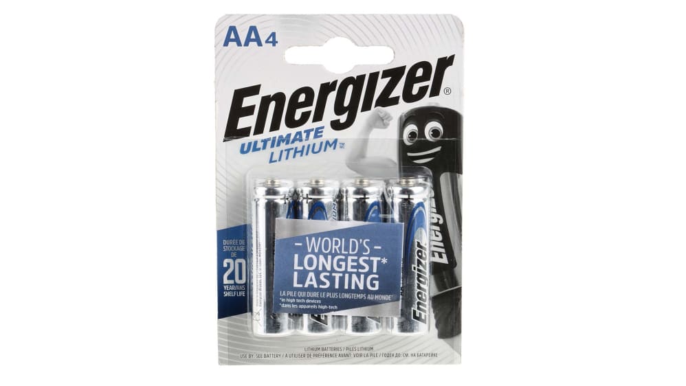 7638900262643, Piles AA Energizer 1.5V Lithium Fer Disulfide, 3Ah