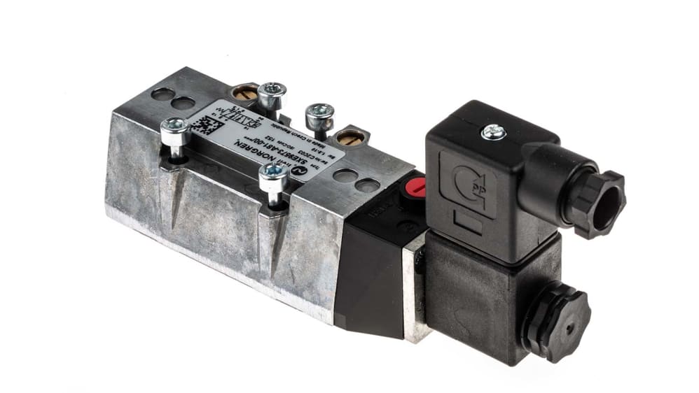 SXE9573-A81-00/110VAC | Norgren 5/2 Pneumatic Solenoid Valve - Solenoid/Spring SXE Series 110V ac | RS