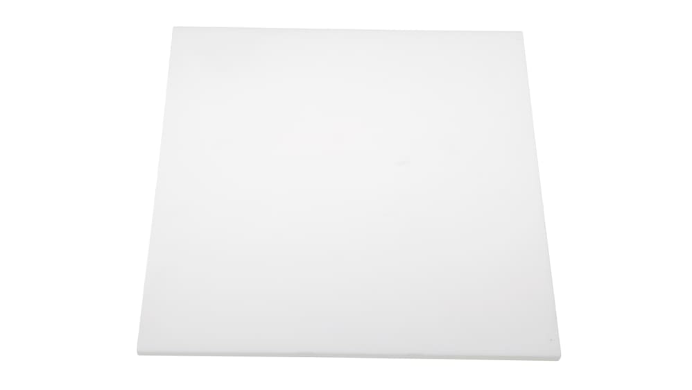 Plaque PTFE RS PRO Blanc, 300mm x 300mm x 8mm