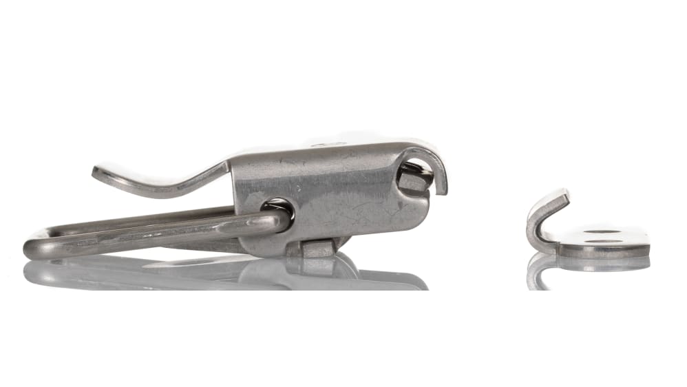RS PRO パッチン錠 ステンレススチール, 50 x 22.4 x 12mm | RS