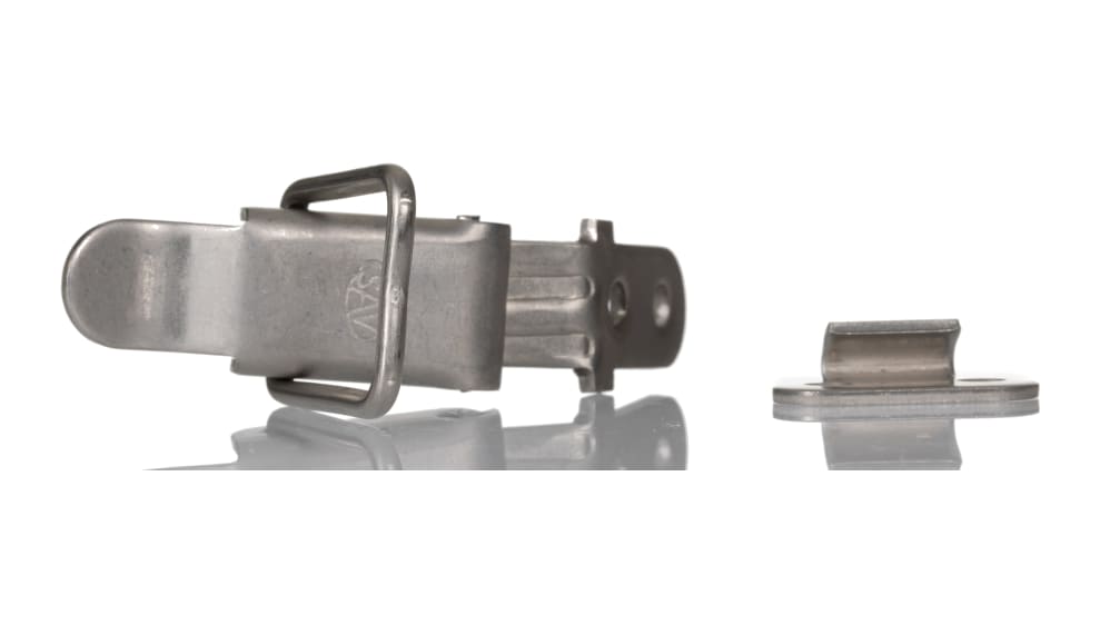 RS PRO パッチン錠 ステンレススチール, 50 x 22.4 x 12mm | RS