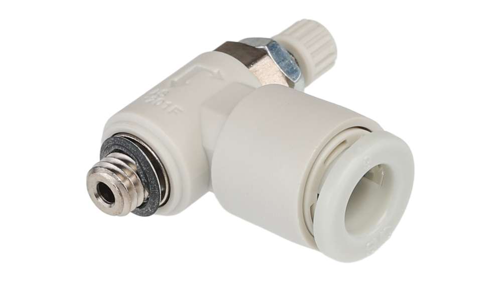 Smc Regolatore Di Flusso A Gomito As1211f-m5-06 M5 D.6 Regolazione In - Foto 3