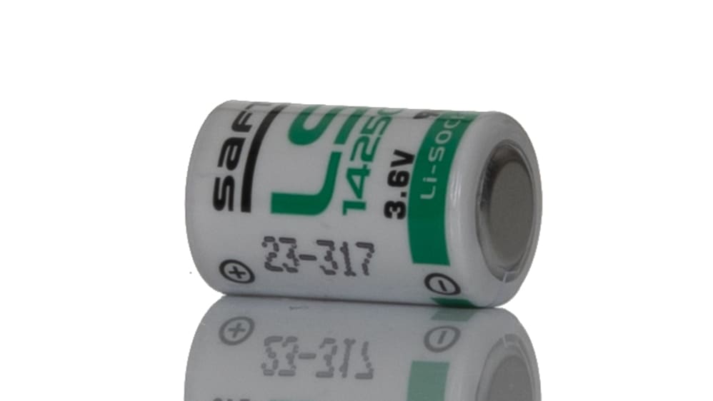 Saft 1/2 単三電池 公称電圧：3.6 V IEC 60079-11, IEC 60086-4