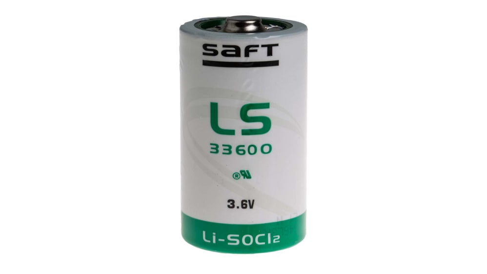 LS33600, Saft Lithium Thionylchlorid D Batterie, 17Ah, 3.6V