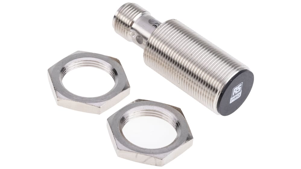 RS PRO Cylindrical Thread Design Inductive Proximity Sensor, M18 x