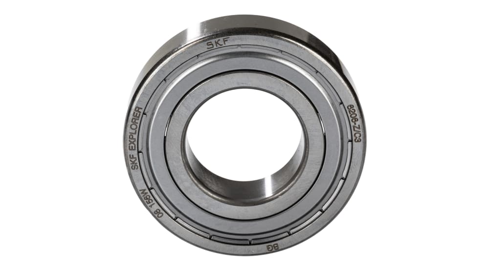 SKF 6206-Z/C3 1 Row Deep Groove Ball Bearing - 30 mm ID, 62 mm OD | RS