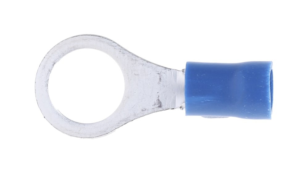 RS PRO Ringkabelschuh, Isoliert, PVC, Blau, aussen ø 12mm, innen ø  