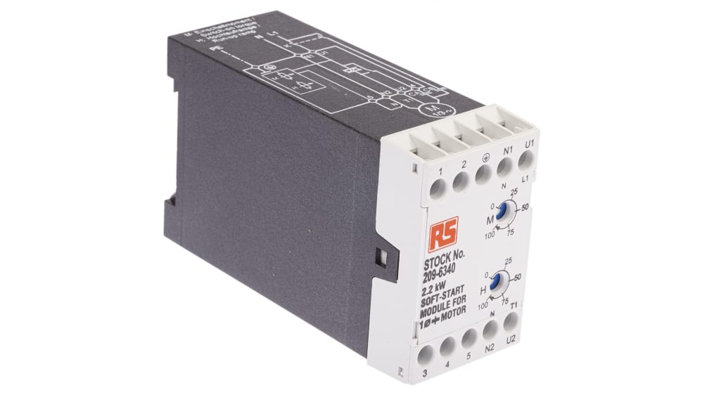 RS PRO Soft Starter 230V ac, 2.2 kW, 1 Phase, IP20 | RS