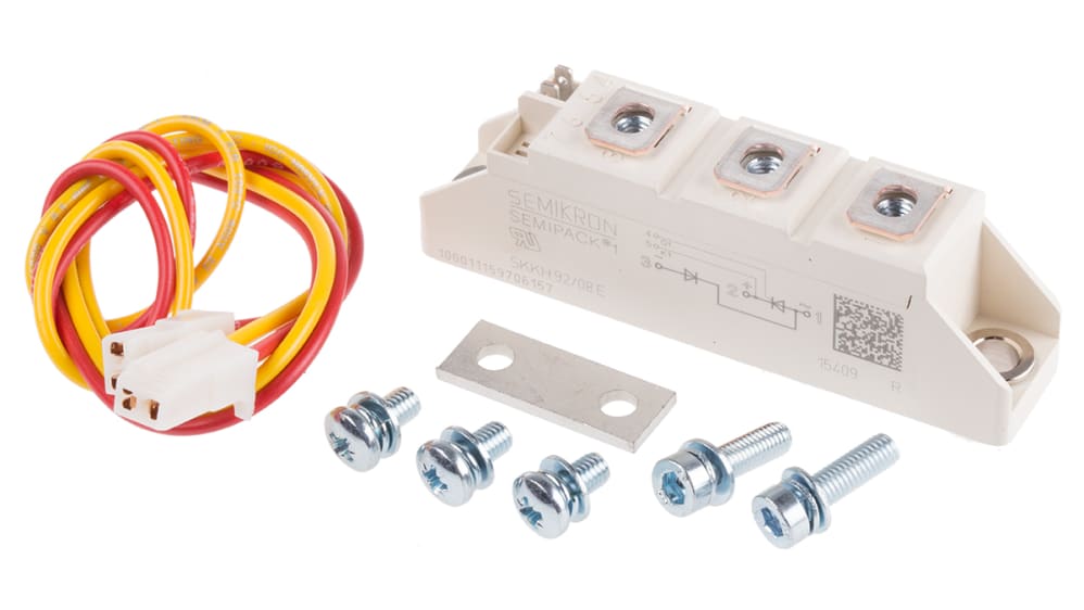 Semikron Danfoss ダイオード / サイリスタモジュールSCR, SCR Semikron Danfoss ダイオード / サイリスタモジュールSCR, SCR