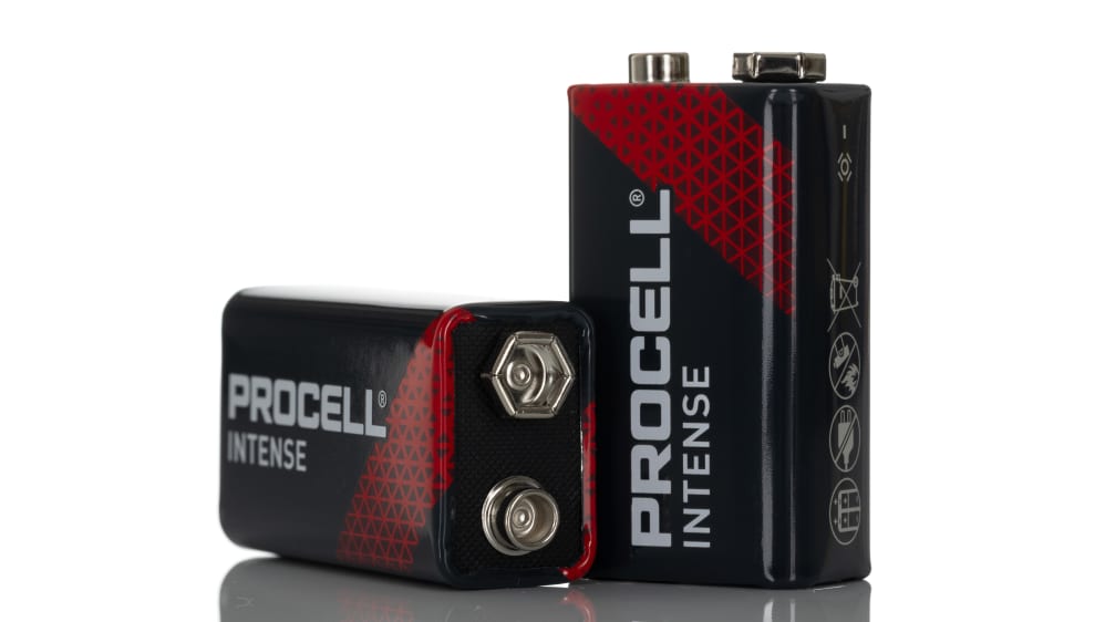 5000394137059 | 9V形電池 Duracell Procell アルカリ乾電池 9V | RS