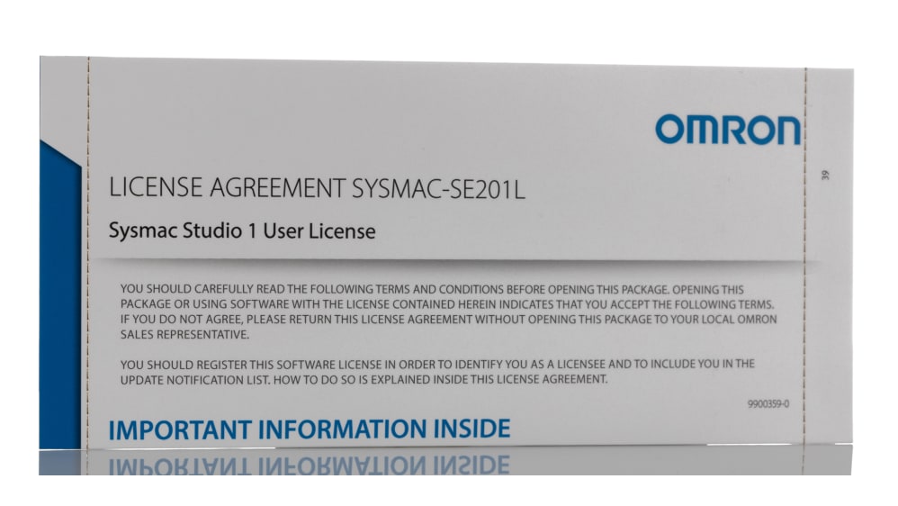 SYSMAC-SE201L | Omron Sysmac Studio Full Edition Programming