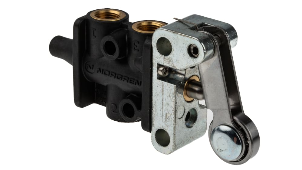 Vanne Pneumatique Manuelle à Galet IMI NORGREN - Filetage G 1/4" - Occasion