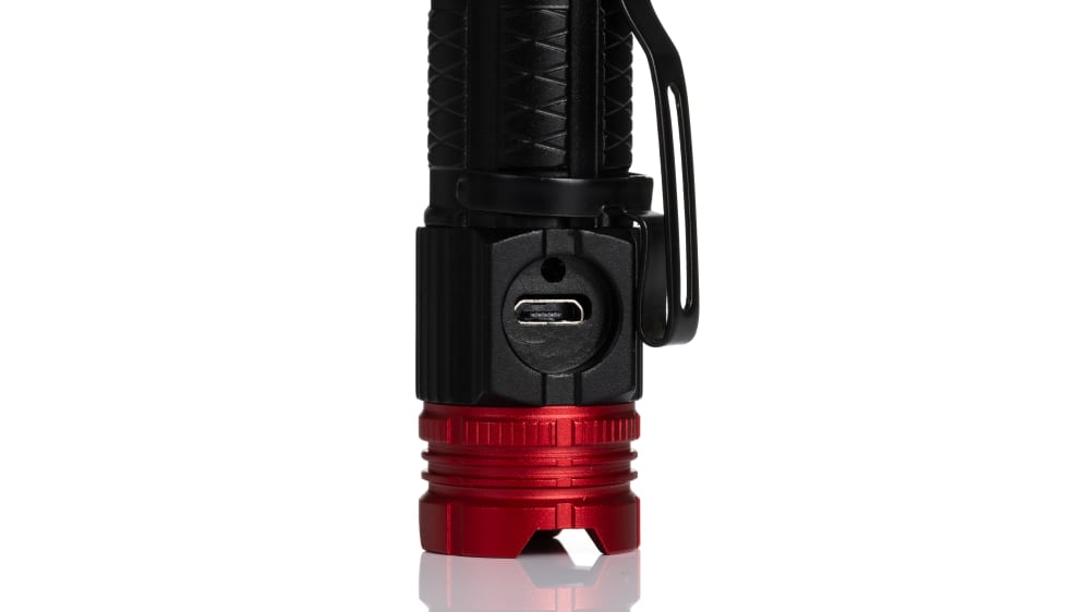 Lampe torche RS PRO LED Rechargeable, 6 000 lm, IP67