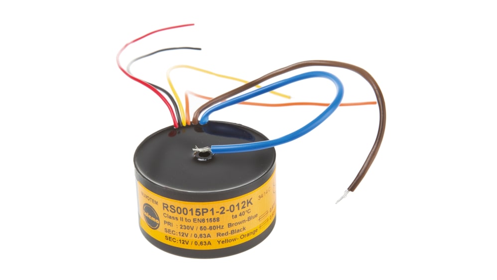 Nuvotem Talema トロイダルトランス,1次:230V ac,2次:2 x 12V Nuvotem Talema トロイダルトランス,1次:230V ac,2次:2 x 12V
