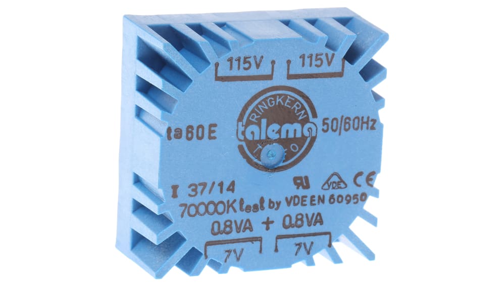 Nuvotem Talema トロイダルトランス,1次：115 V ac, 230 V ac,2次：2 x