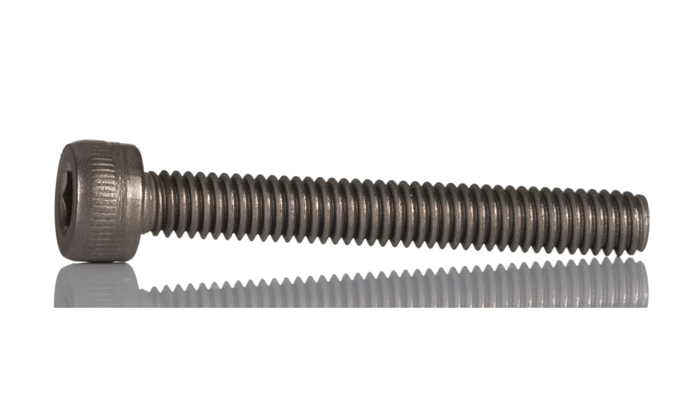 10 Vis Grub M4 X 4mm En Acier Allié - Tête Creuse Hex à Cuvette Noire