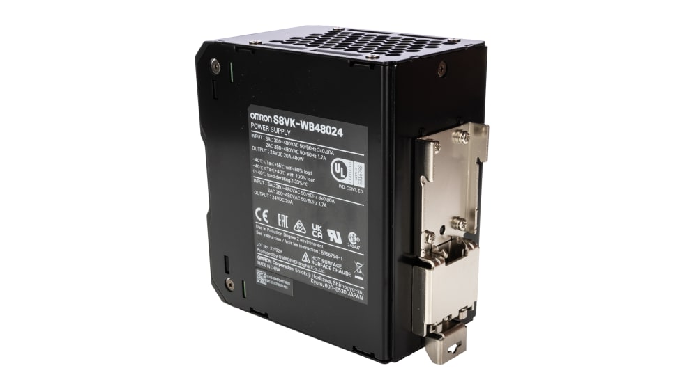 OMRON S8VK-WA48024 電源ユニット 480W S8VK-WA48024 Omron Automation and Safety | 電源 - 外部/内部
