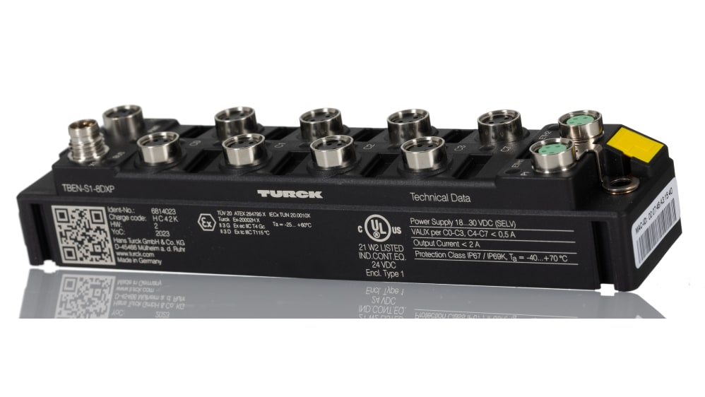 TBEN-S2-8DXP 8入力モジュール Compact Multiprotocol I/O Module for Ethernet - 8 Universal