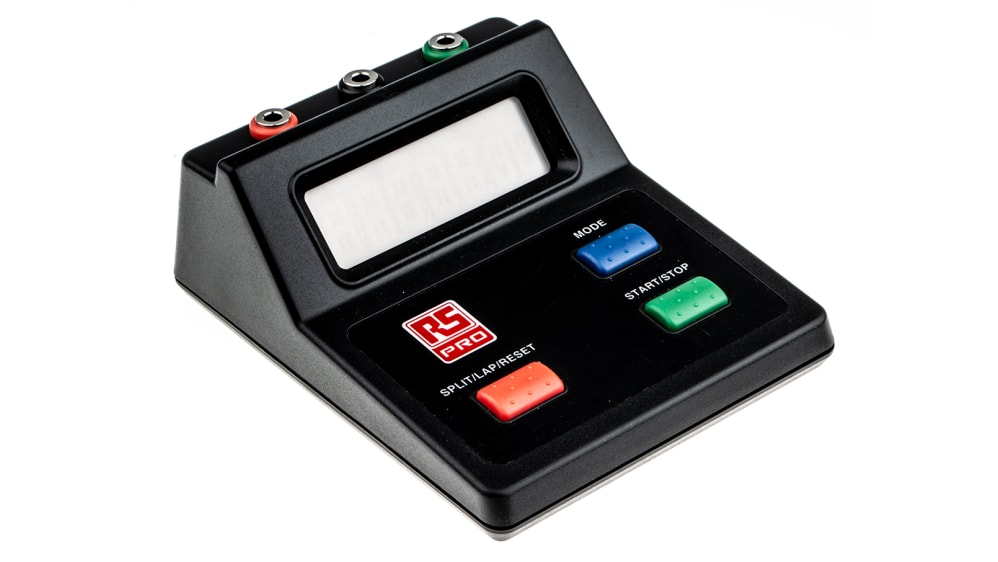 Cronometro Digitale Scrivania Nero RS PRO 1 100s Batteria RS
