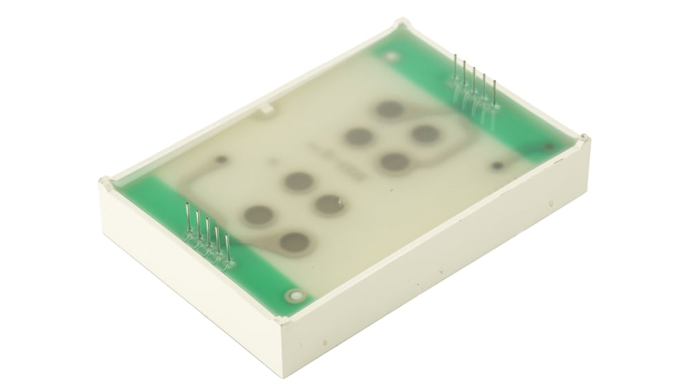 SA23-12SRWA Kingbright 7-Segment LED Display, CA Red 190 mcd RH DP