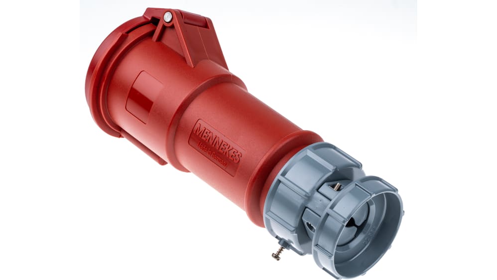 3976 | Conector de potencia industrial MENNEKES, PowerTOP, Rojo
