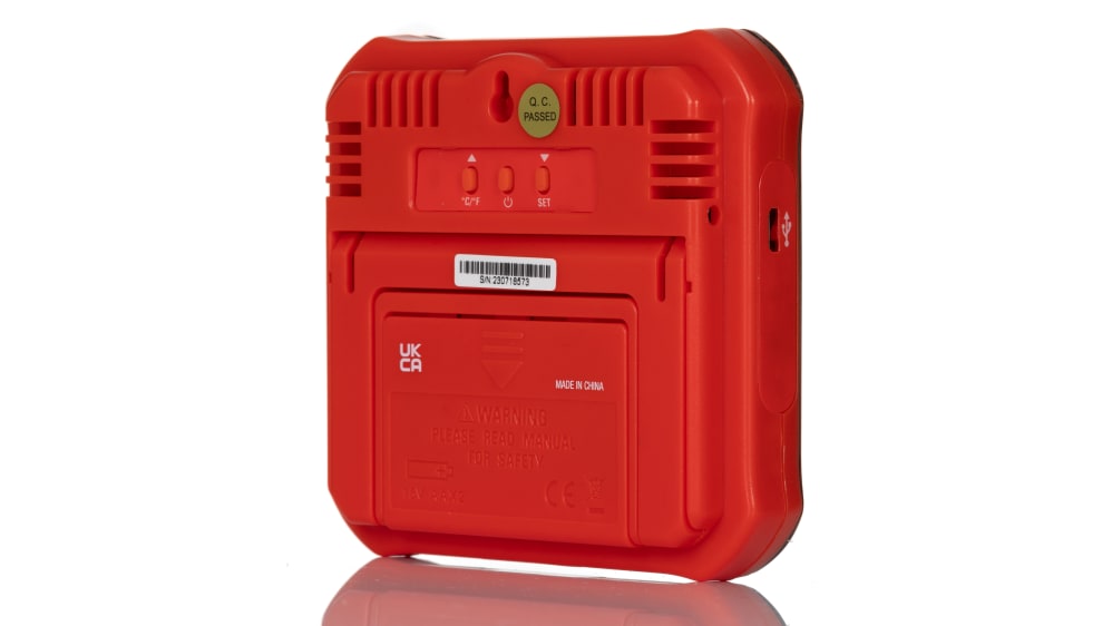 Medidor de calidad de aire RS PRO RS-326 humedad, temperatura