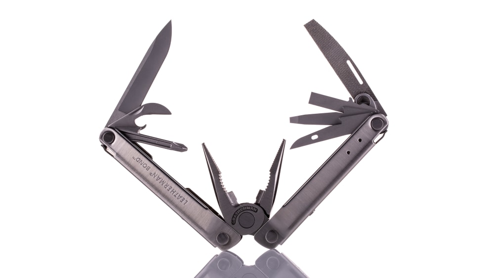 832686, Multiherramienta Leatherman, con cuerpo de Acero Inoxidable, hoja  de acero inoxidable