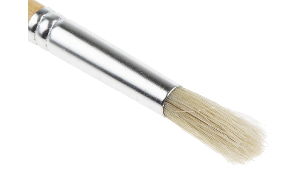 Cottam Thin 6.4mm Fibre Paint Brush with Round Bristles