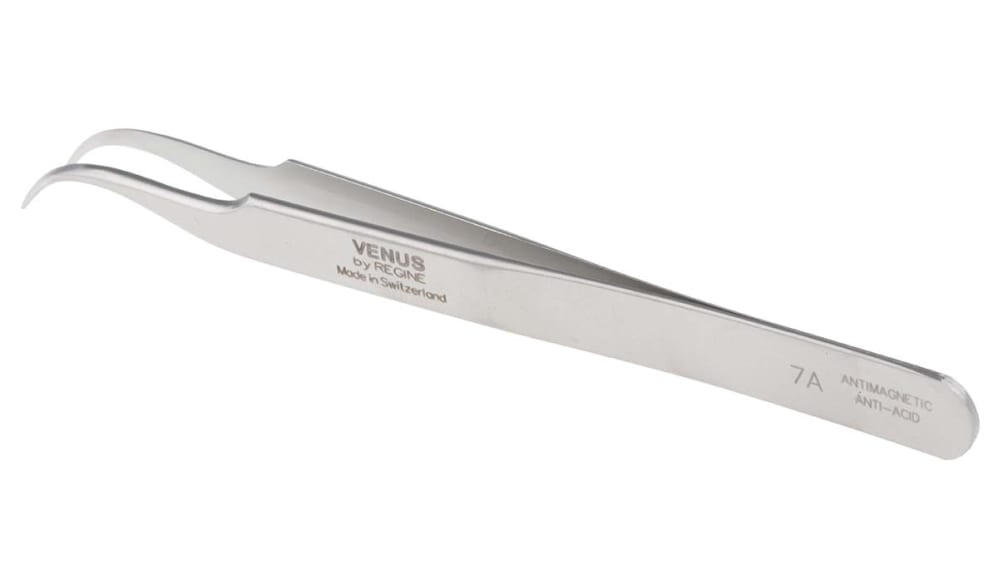 RS PRO 115 mm, Stainless Steel, Tweezers | RS